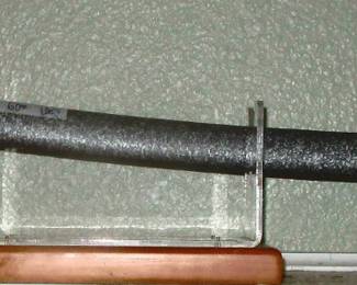 Sword and holder (modern day) not antique,