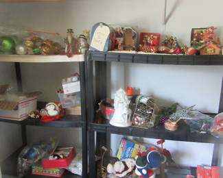 Christmas items that have been unwrapped.