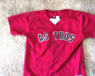 Astros button jersey front view