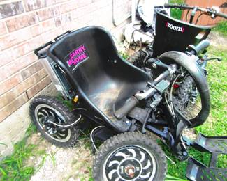 Zoom uphill power chairs-Battery operated selling AS IS parts ONLY. Selling as parts and scrap only. They do not work.