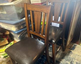 Two bar stools 