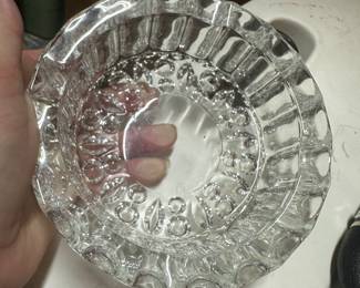 Crystal ashtray
