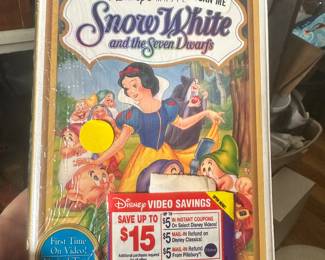 New old stock Snow White VHS