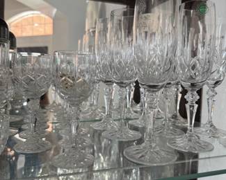 More crystal stemware