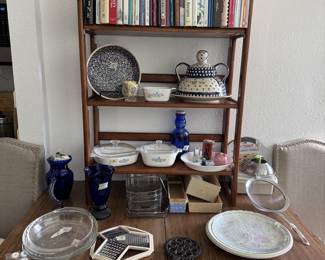 Polish pottery, CorningWare, cookbooks,