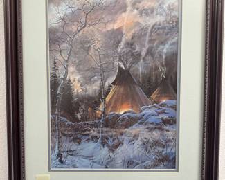 Signed and numbered litho art