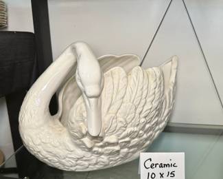 Ceramic Swan