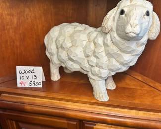 Wood Animal Decor