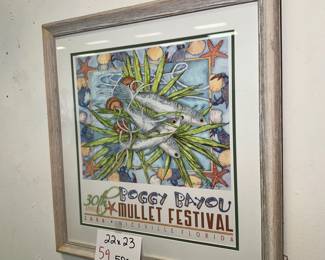 Festival Picture Framed 22x23