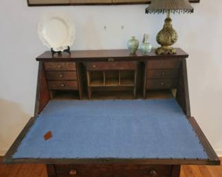 Inside of desk
