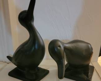 Pr of Vintage Iron Ducks by Metalcrafters
