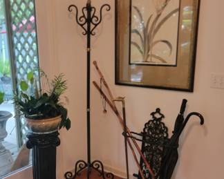 Plant Stand, Victorian Umbrella Holder, Hat Rack