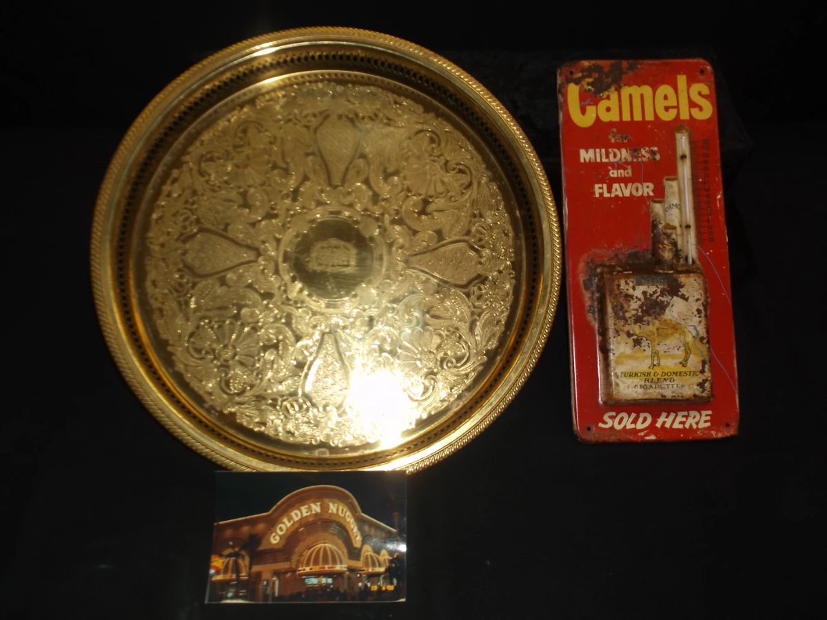 Golden Nugget Serving Tray Camel Advertising