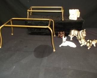 Vintage Dog head Ashtray        Made in Japan Figurines