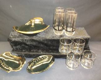 MCM Ashtrays        Glassware