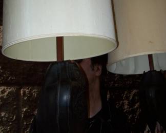 Western Saddle Lamps