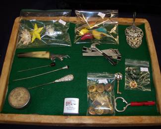 Hat Pins       Military Buttons