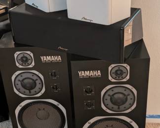 Yamaha and Mirage Speakers