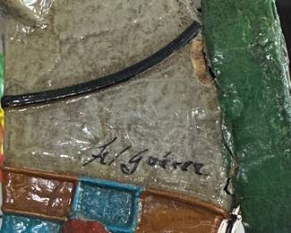 Pair of Mountain Climbers by Arte Felguerez $400