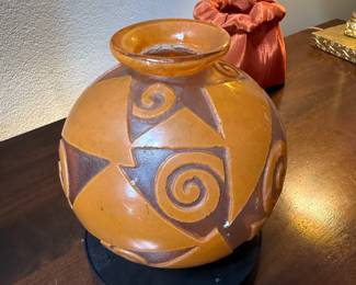 Degue French cameo glass vase $400