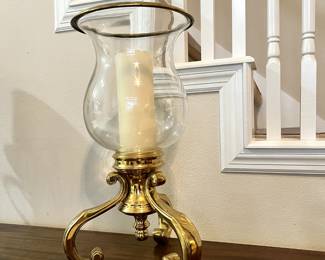 Candle and holder