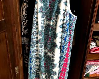 Lots of clothing including vintage and modern.