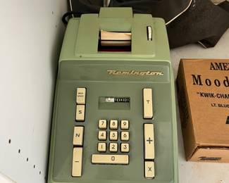 Vintage remington "adding machine". Would look very cool in an office!
