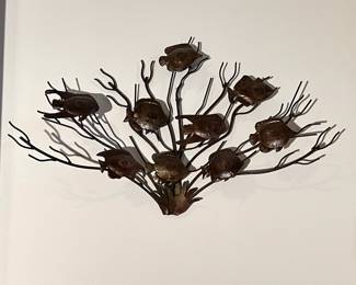Metal wall decor