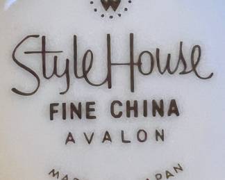 Style House Fine China Avalon Made in Japan