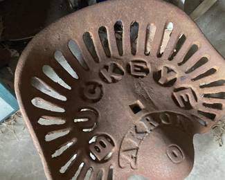 Cast iron Tractor Seat