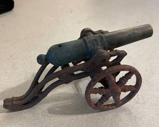 Toy brass and iron Cannon
