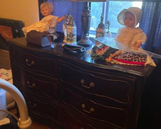 Dresser, Dolls, Beer Steins