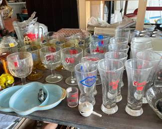 Vintage Beer Glasses