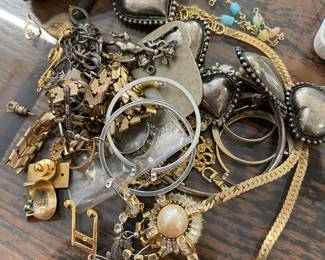 Only Some of the jewelry to sort