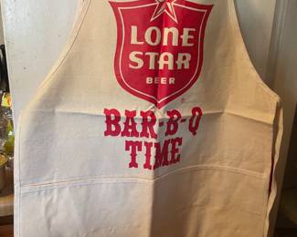 Vintage Lone Star Beer Apron