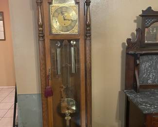 Howard Miller Grandfather Clock, Maxfield Parish Print
