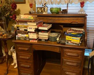 Antique Roll Top Desk