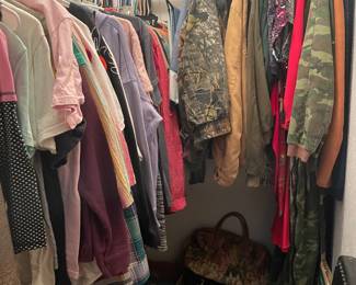 Closet crammed full