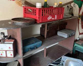 Art Deco Shelving Unit