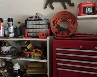 Garage stuff, Tool box full of tools