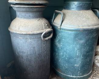Two Milk Cans