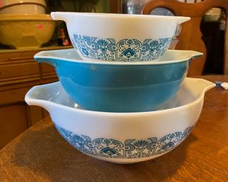 Pyrex Bowl Set , Horizon Blue Cinderella