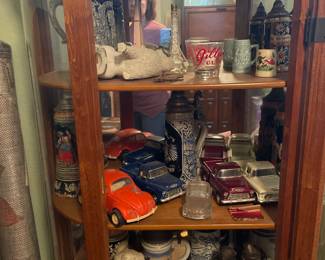 Inside China cabinet