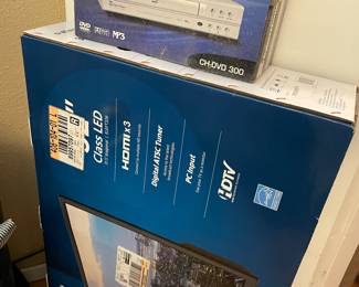 New TV and dvd player