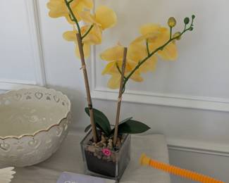 Silk Flower, Lenox Bowl