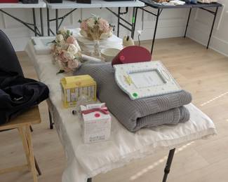 Blanket, TV Tray, Lenox Decor, Fitz & Flyod Decor