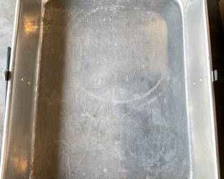 Dura-Ware #342 24" x 18" Strapped Roasting Pan w/ handles