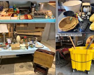 Household & outdoor items, Mop Buckets, Vintage Pizza Conveyor