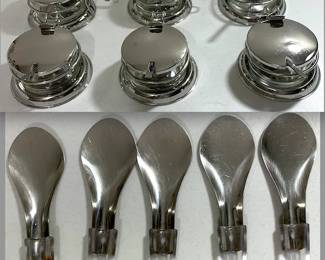 - Stainless Condiment Holders - Gelato Spatulas