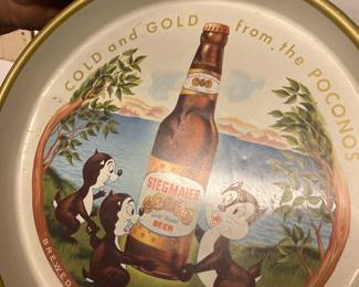 Vincent Stegmaier chipmunk beer tray
